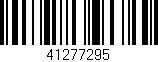 Código de barras (EAN, GTIN, SKU, ISBN): '41277295'