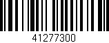 Código de barras (EAN, GTIN, SKU, ISBN): '41277300'