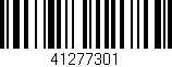 Código de barras (EAN, GTIN, SKU, ISBN): '41277301'