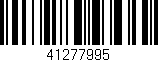 Código de barras (EAN, GTIN, SKU, ISBN): '41277995'