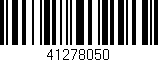 Código de barras (EAN, GTIN, SKU, ISBN): '41278050'