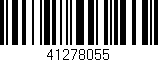 Código de barras (EAN, GTIN, SKU, ISBN): '41278055'