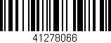 Código de barras (EAN, GTIN, SKU, ISBN): '41278066'