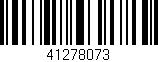 Código de barras (EAN, GTIN, SKU, ISBN): '41278073'