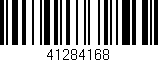 Código de barras (EAN, GTIN, SKU, ISBN): '41284168'