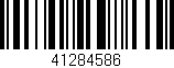 Código de barras (EAN, GTIN, SKU, ISBN): '41284586'