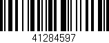Código de barras (EAN, GTIN, SKU, ISBN): '41284597'