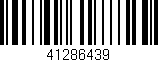 Código de barras (EAN, GTIN, SKU, ISBN): '41286439'
