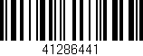 Código de barras (EAN, GTIN, SKU, ISBN): '41286441'