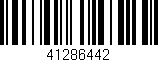 Código de barras (EAN, GTIN, SKU, ISBN): '41286442'