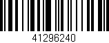 Código de barras (EAN, GTIN, SKU, ISBN): '41296240'