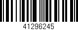 Código de barras (EAN, GTIN, SKU, ISBN): '41296245'