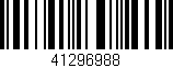 Código de barras (EAN, GTIN, SKU, ISBN): '41296988'