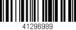 Código de barras (EAN, GTIN, SKU, ISBN): '41296989'