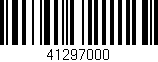 Código de barras (EAN, GTIN, SKU, ISBN): '41297000'