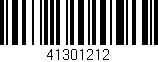 Código de barras (EAN, GTIN, SKU, ISBN): '41301212'