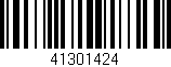 Código de barras (EAN, GTIN, SKU, ISBN): '41301424'
