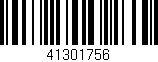 Código de barras (EAN, GTIN, SKU, ISBN): '41301756'