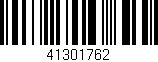 Código de barras (EAN, GTIN, SKU, ISBN): '41301762'