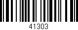 Código de barras (EAN, GTIN, SKU, ISBN): '41303'