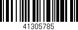 Código de barras (EAN, GTIN, SKU, ISBN): '41305785'