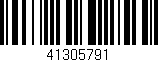 Código de barras (EAN, GTIN, SKU, ISBN): '41305791'
