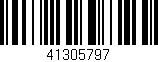 Código de barras (EAN, GTIN, SKU, ISBN): '41305797'