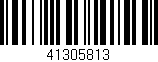 Código de barras (EAN, GTIN, SKU, ISBN): '41305813'