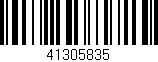 Código de barras (EAN, GTIN, SKU, ISBN): '41305835'
