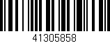 Código de barras (EAN, GTIN, SKU, ISBN): '41305858'