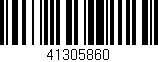 Código de barras (EAN, GTIN, SKU, ISBN): '41305860'