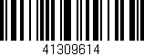 Código de barras (EAN, GTIN, SKU, ISBN): '41309614'