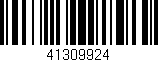 Código de barras (EAN, GTIN, SKU, ISBN): '41309924'