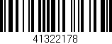 Código de barras (EAN, GTIN, SKU, ISBN): '41322178'