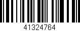 Código de barras (EAN, GTIN, SKU, ISBN): '41324764'