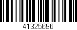Código de barras (EAN, GTIN, SKU, ISBN): '41325696'