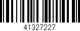 Código de barras (EAN, GTIN, SKU, ISBN): '41327227'