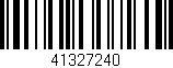 Código de barras (EAN, GTIN, SKU, ISBN): '41327240'