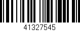 Código de barras (EAN, GTIN, SKU, ISBN): '41327545'