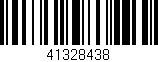 Código de barras (EAN, GTIN, SKU, ISBN): '41328438'