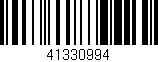 Código de barras (EAN, GTIN, SKU, ISBN): '41330994'
