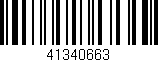 Código de barras (EAN, GTIN, SKU, ISBN): '41340663'