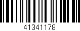 Código de barras (EAN, GTIN, SKU, ISBN): '41341178'