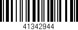 Código de barras (EAN, GTIN, SKU, ISBN): '41342944'