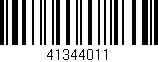 Código de barras (EAN, GTIN, SKU, ISBN): '41344011'