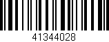 Código de barras (EAN, GTIN, SKU, ISBN): '41344028'