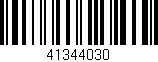 Código de barras (EAN, GTIN, SKU, ISBN): '41344030'