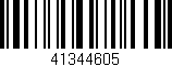Código de barras (EAN, GTIN, SKU, ISBN): '41344605'