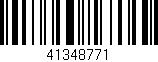 Código de barras (EAN, GTIN, SKU, ISBN): '41348771'