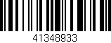 Código de barras (EAN, GTIN, SKU, ISBN): '41348933'